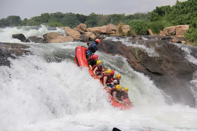 Kayaking Source of the Nile, Jinja